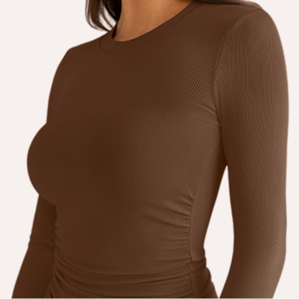Easy Gala Ribbed Long Sleeve Top